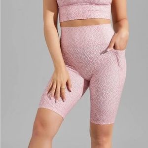 Rosa Pocket Bike Short - Pink Salt Bossy Print